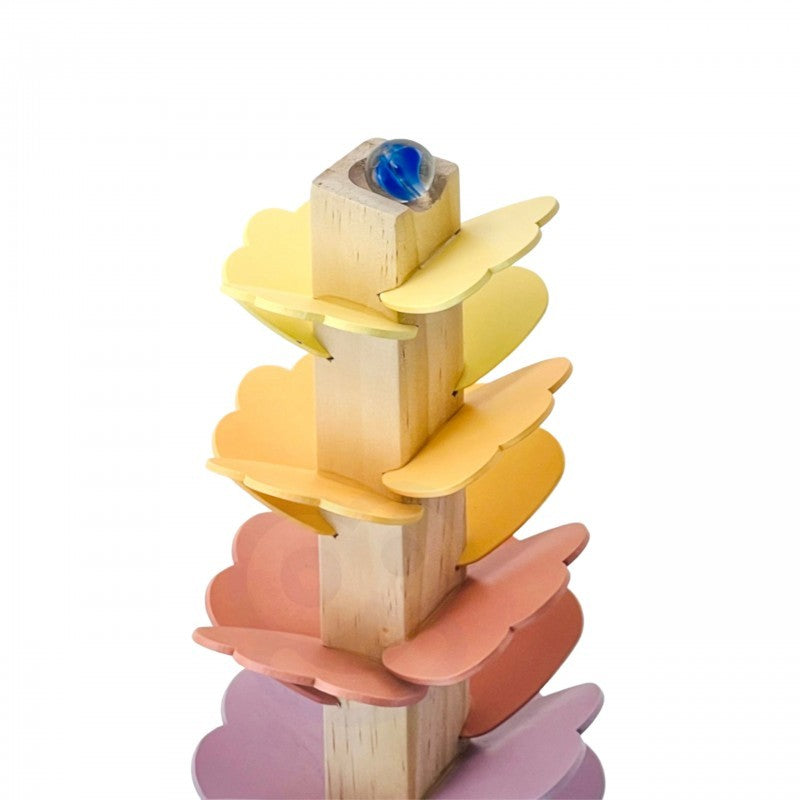 Musical Rainbow Wooden Ball Track - VentureKids
