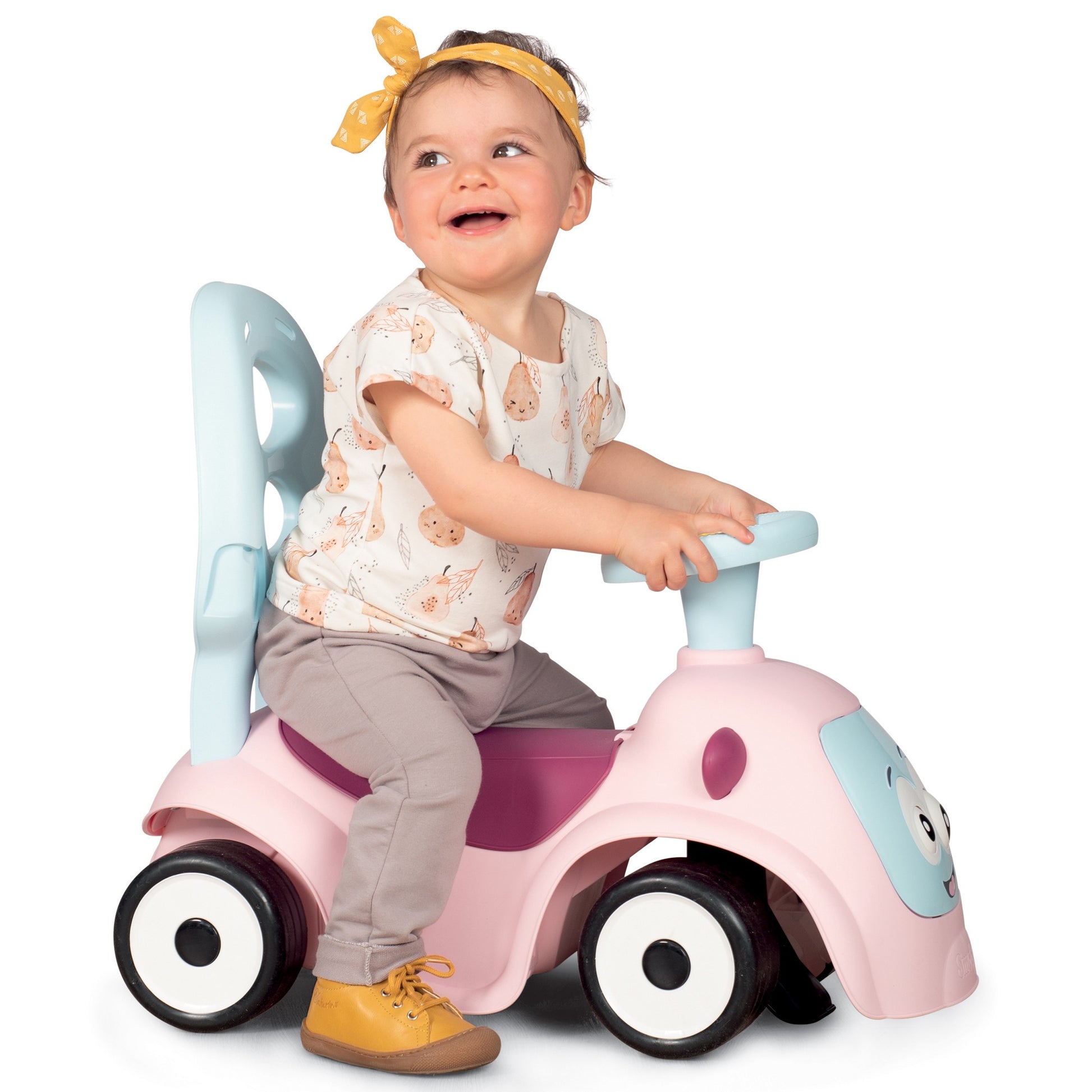Åkbil Maestro 3 i 1 - Rosa - VentureKids