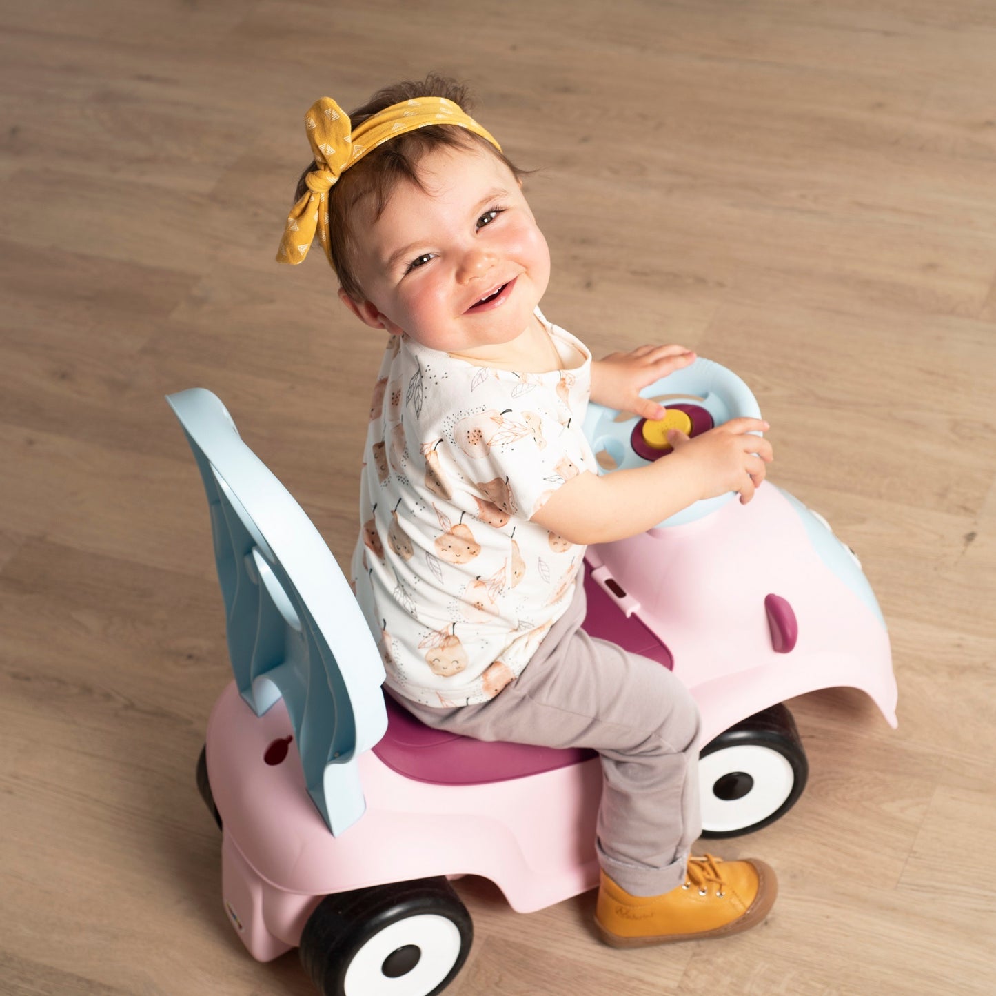 Åkbil Maestro 3 i 1 - Rosa - VentureKids