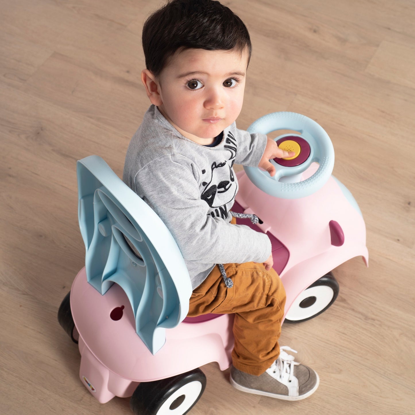Åkbil Maestro 3 i 1 - Rosa - VentureKids