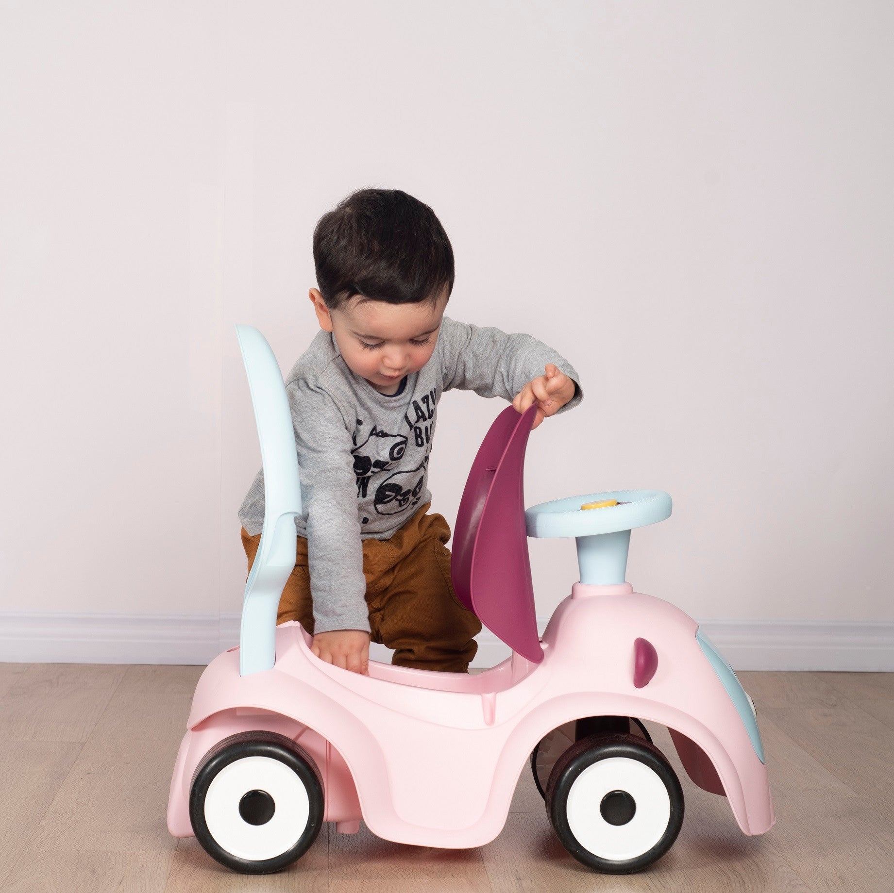 Åkbil Maestro 3 i 1 - Rosa - VentureKids