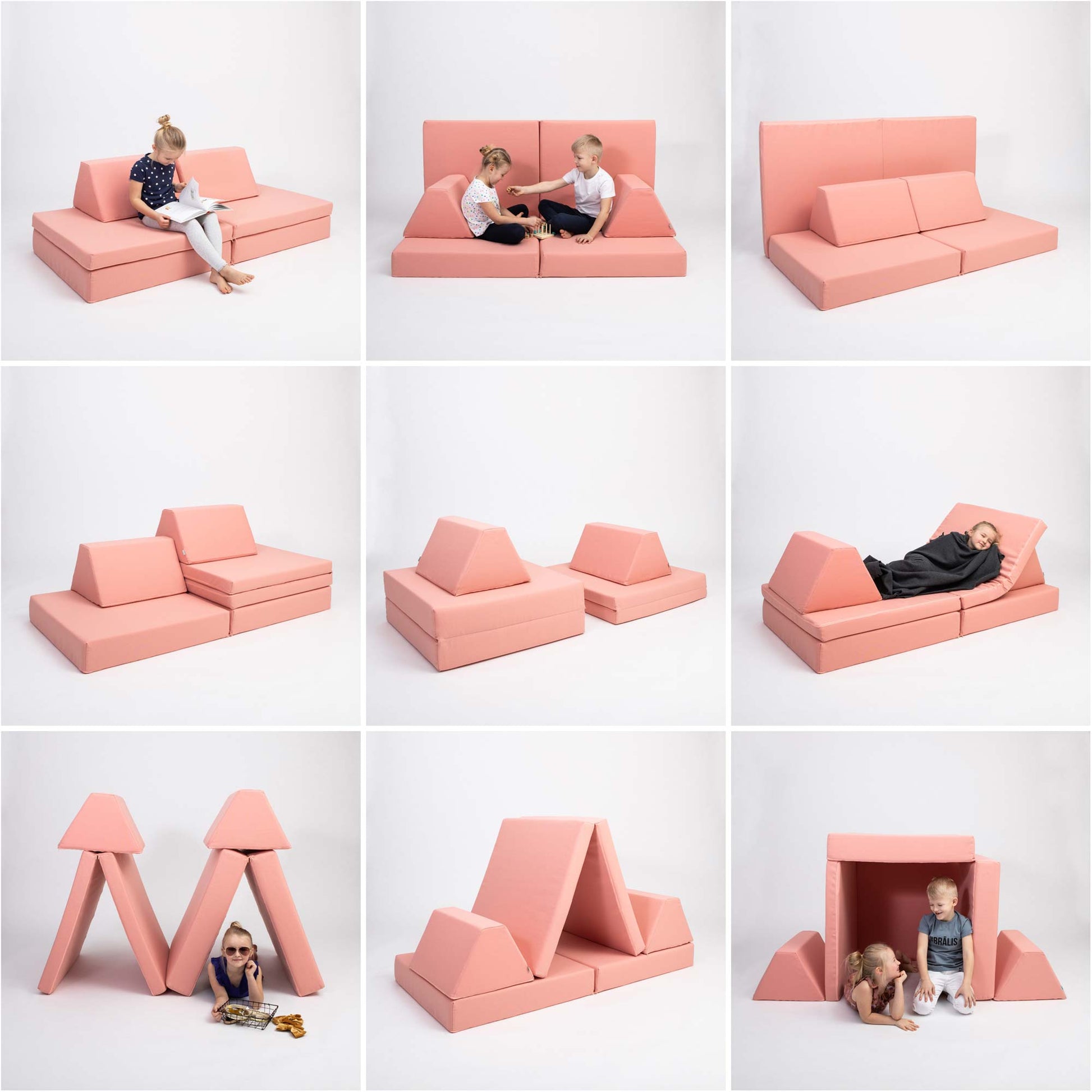 Activity Play Mattress Set - Salmon Pink - VentureKids