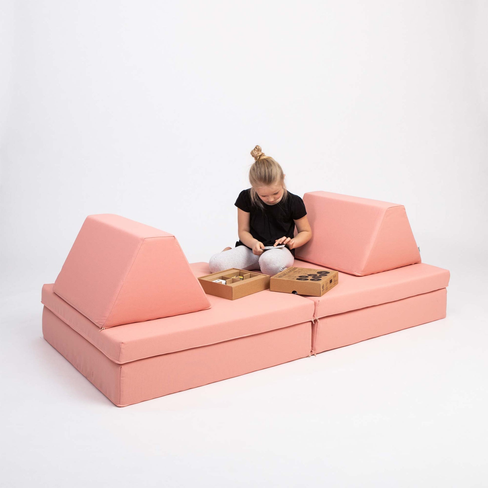 Activity Play Mattress Set - Salmon Pink - VentureKids