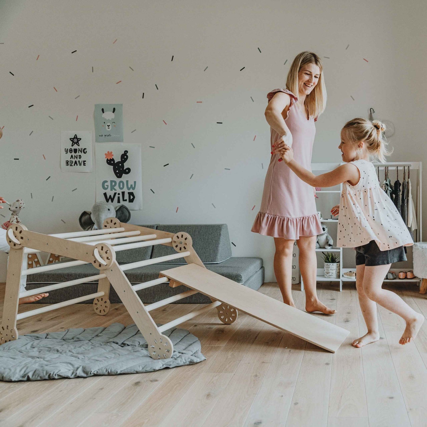 Transformable Montessori Climber With Ramp