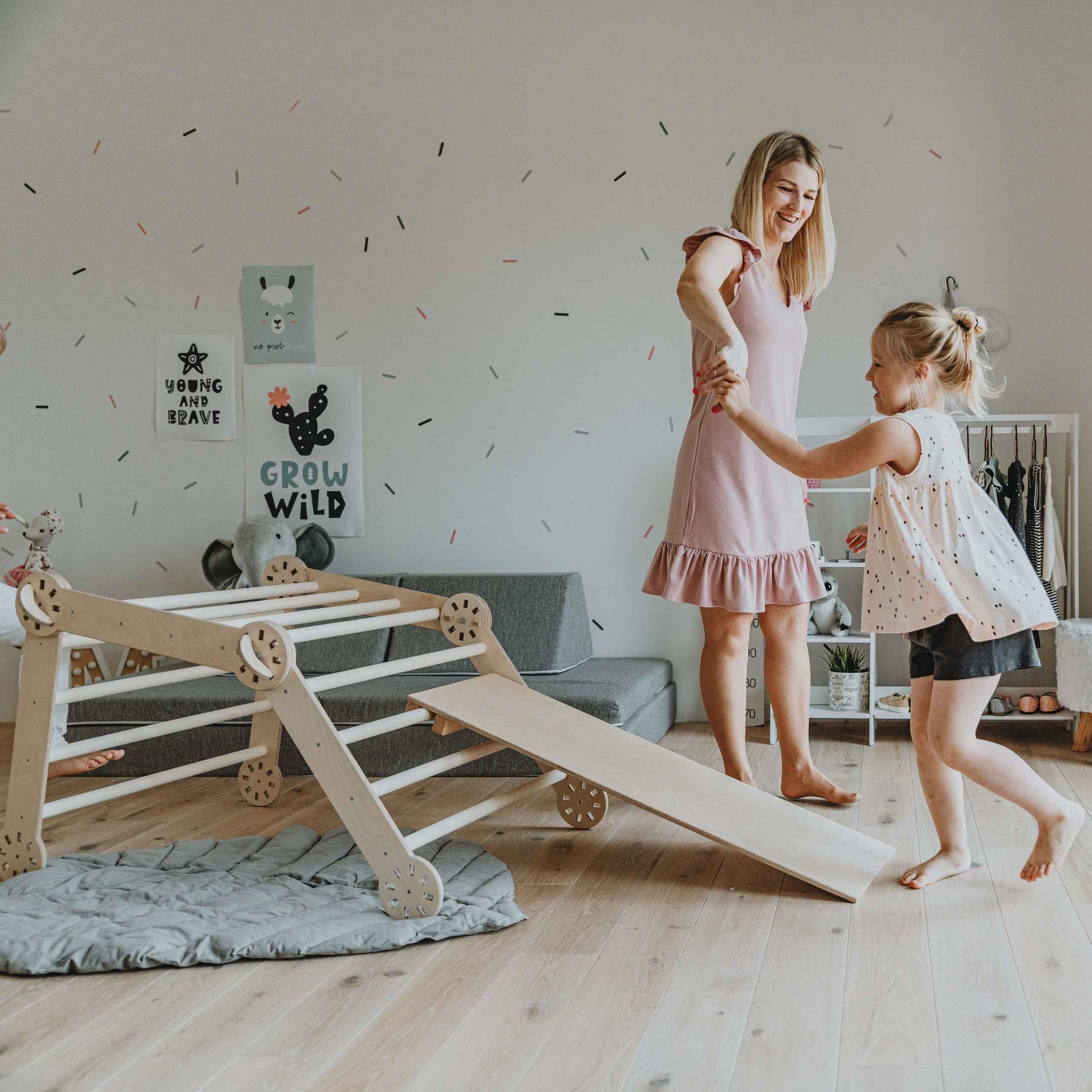Transformable Montessori Climber With Ramp