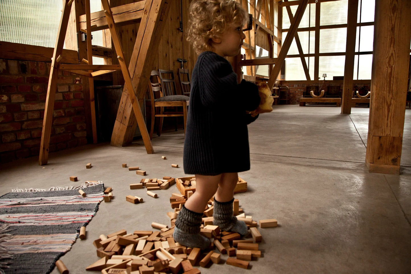 Wooden Blocks in a Box – Natural, 30 Pieces - VentureKids