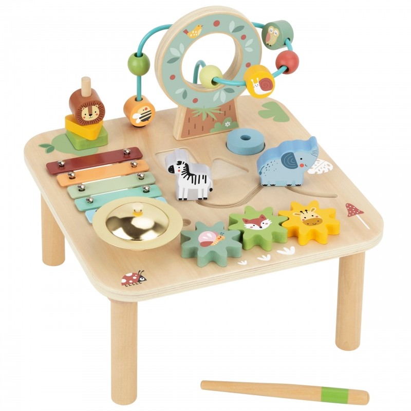 Wooden Educational Table Musical Sensory Maze 5in1 - VentureKids