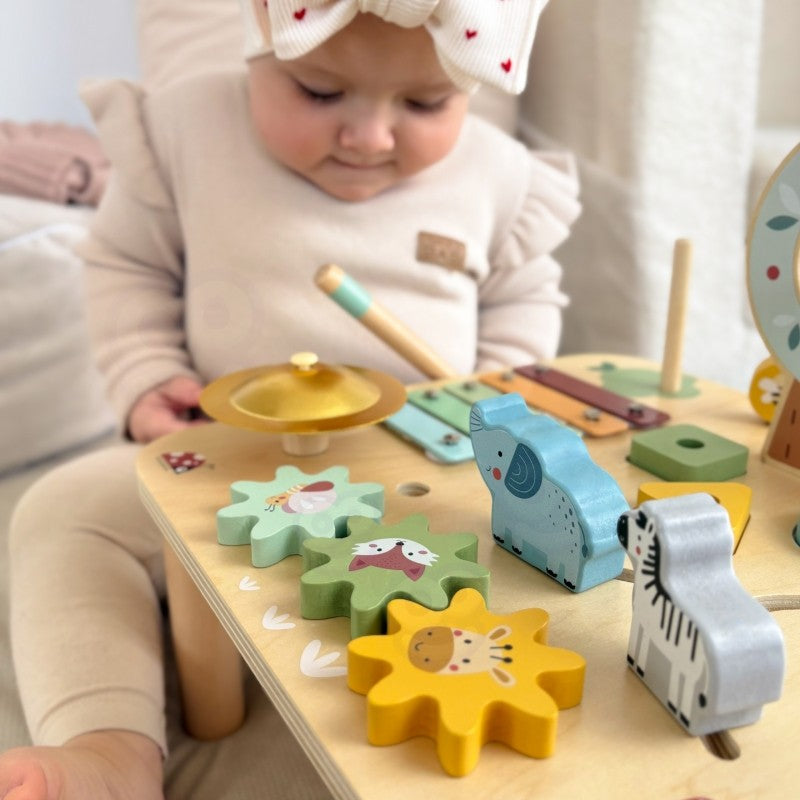 Wooden Educational Table Musical Sensory Maze 5in1 - VentureKids