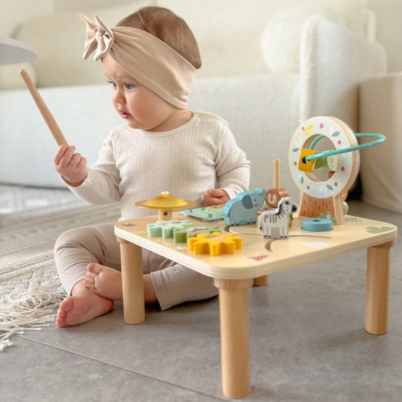 Wooden Educational Table Musical Sensory Maze 5in1 - VentureKids