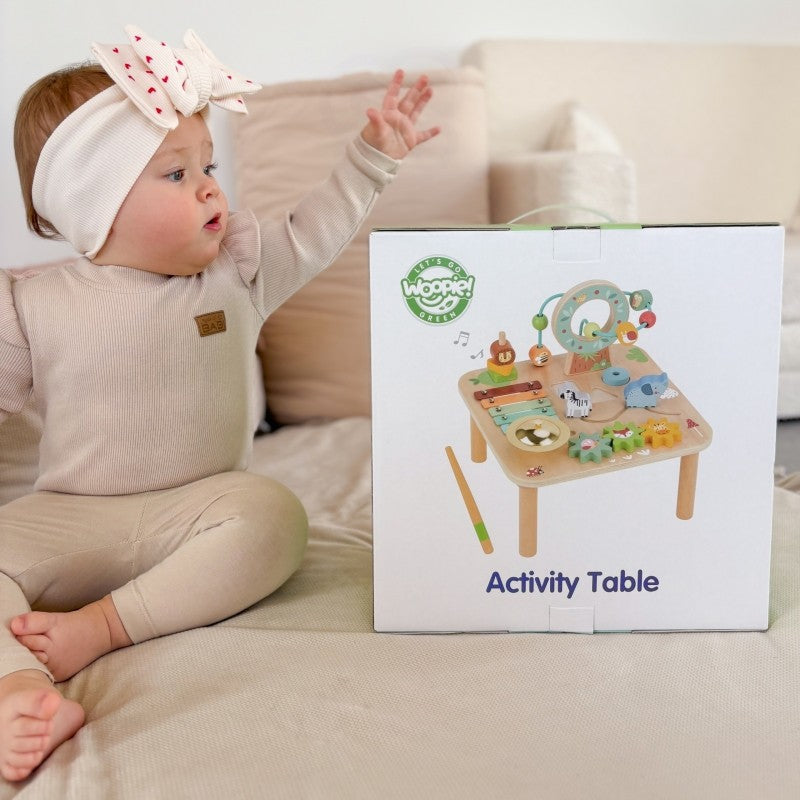 Wooden Educational Table Musical Sensory Maze 5in1 - VentureKids