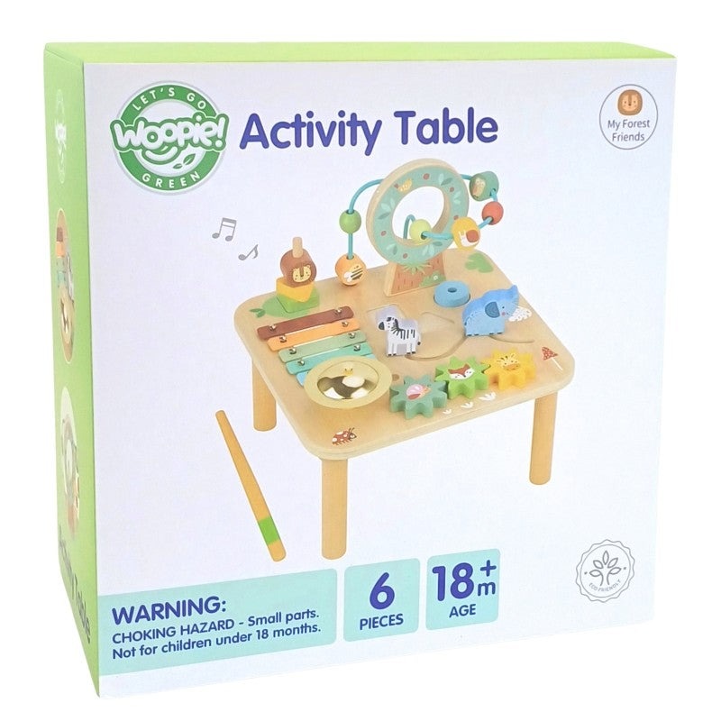 Wooden Educational Table Musical Sensory Maze 5in1 - VentureKids