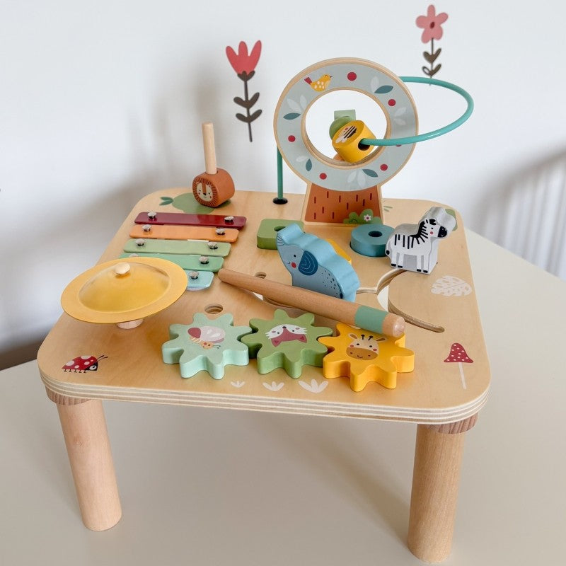Wooden Educational Table Musical Sensory Maze 5in1 - VentureKids