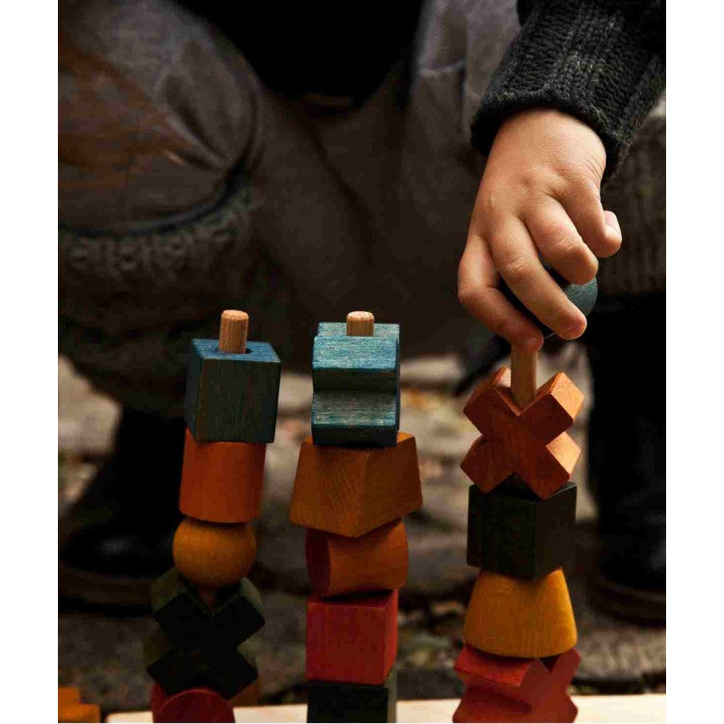 Trästaketpussel  - Färgglatt - VentureKids