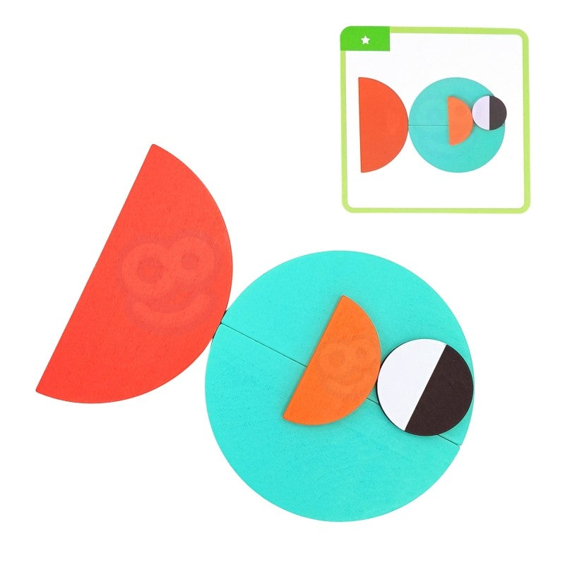Wooden Montessori shape Puzzle - VentureKids