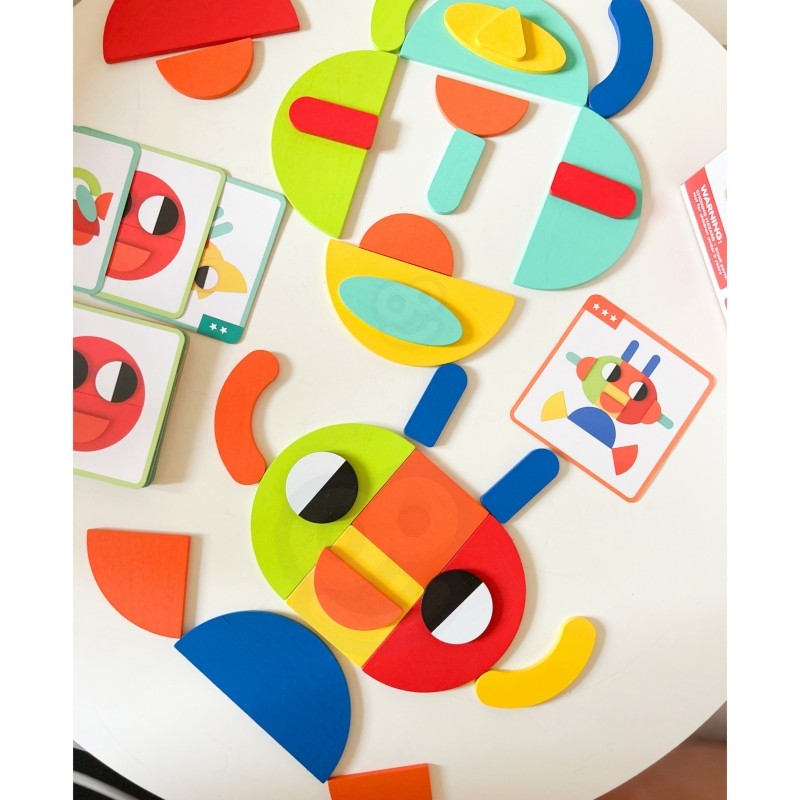 Wooden Montessori shape Puzzle - VentureKids