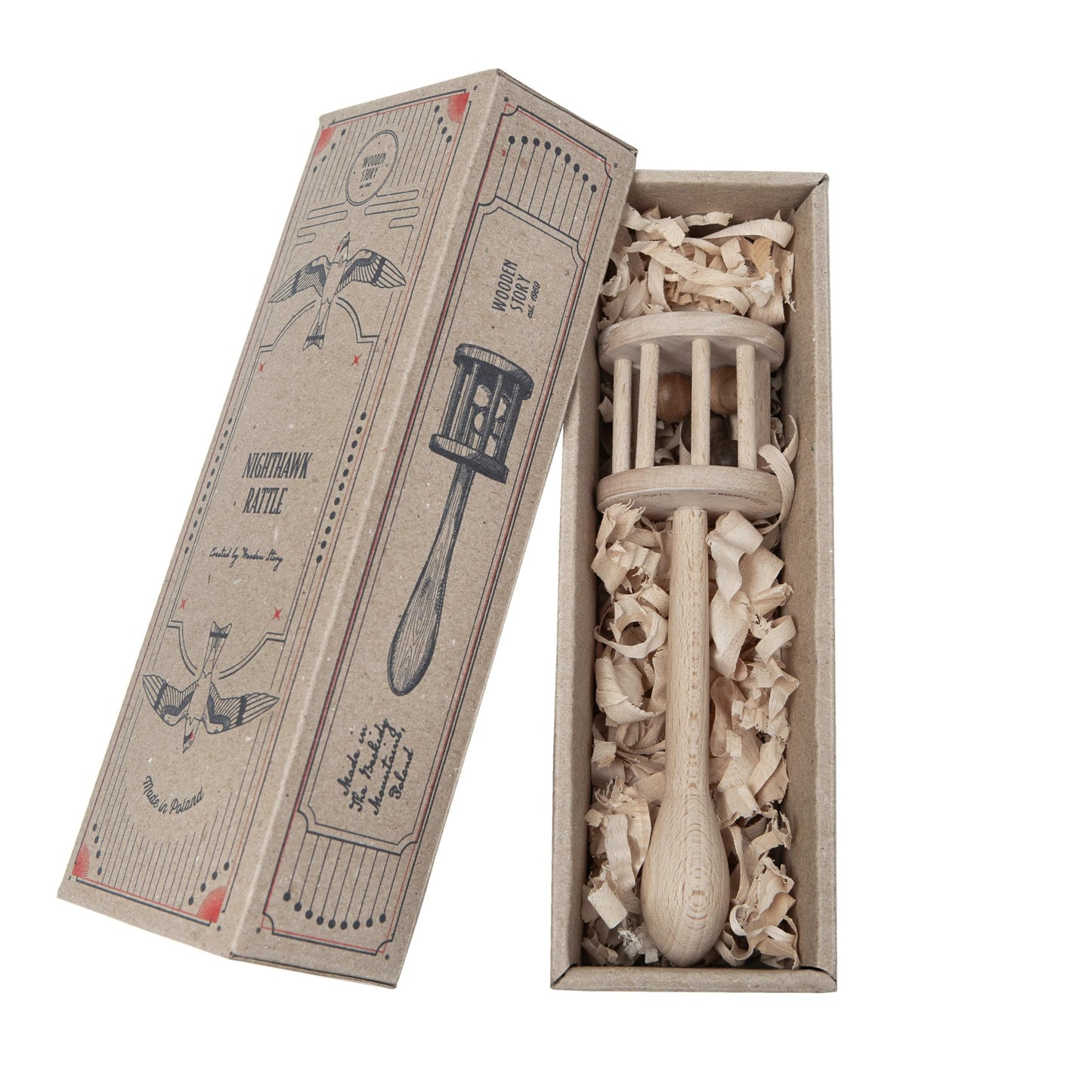 Wooden Rattle - Nighthawk - VentureKids