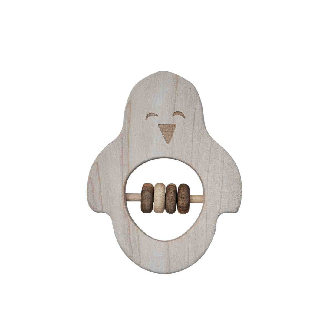 Wooden Rattle - Penguin - VentureKids