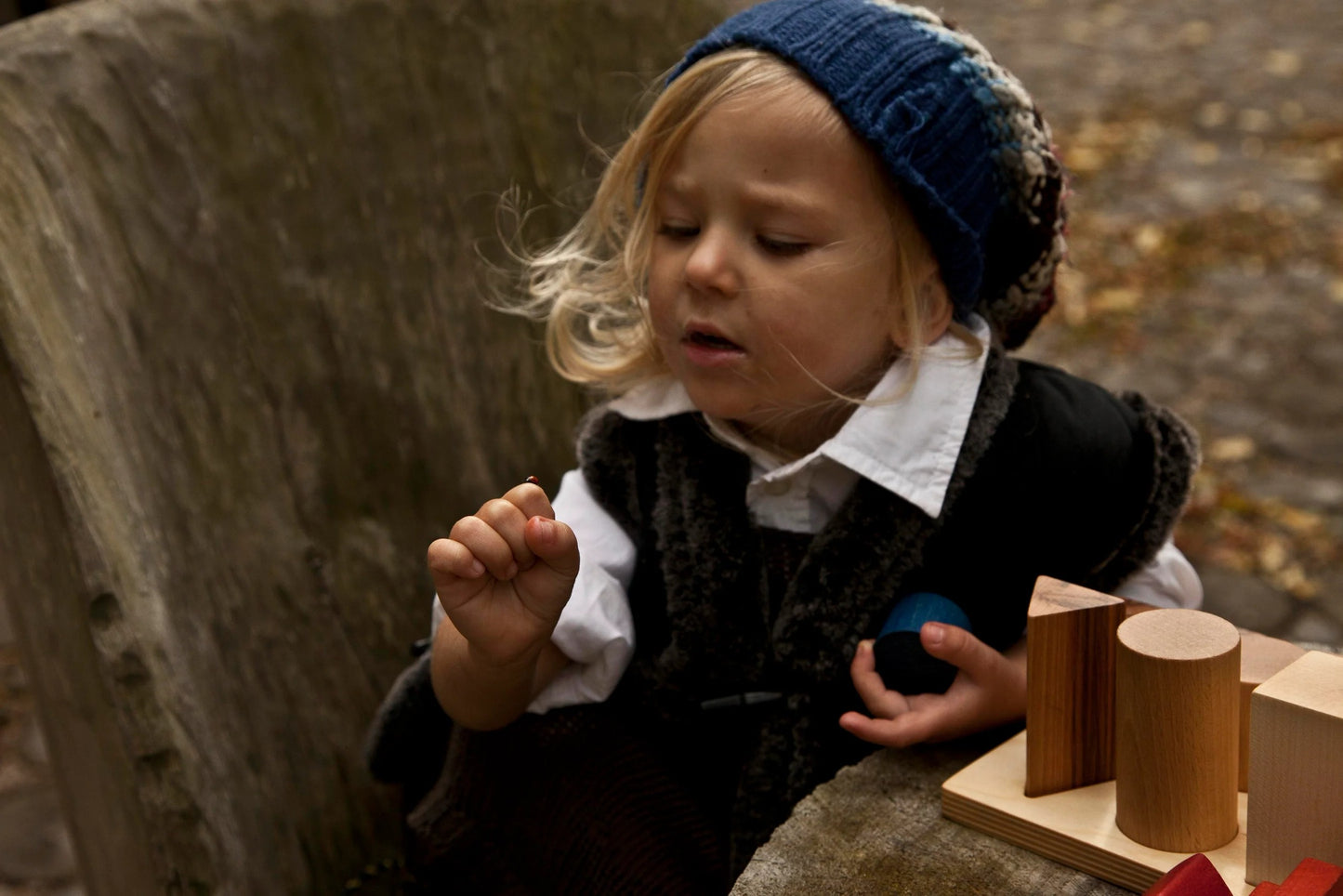 Wooden Shape Sorting Blocks - Natural XL - VentureKids