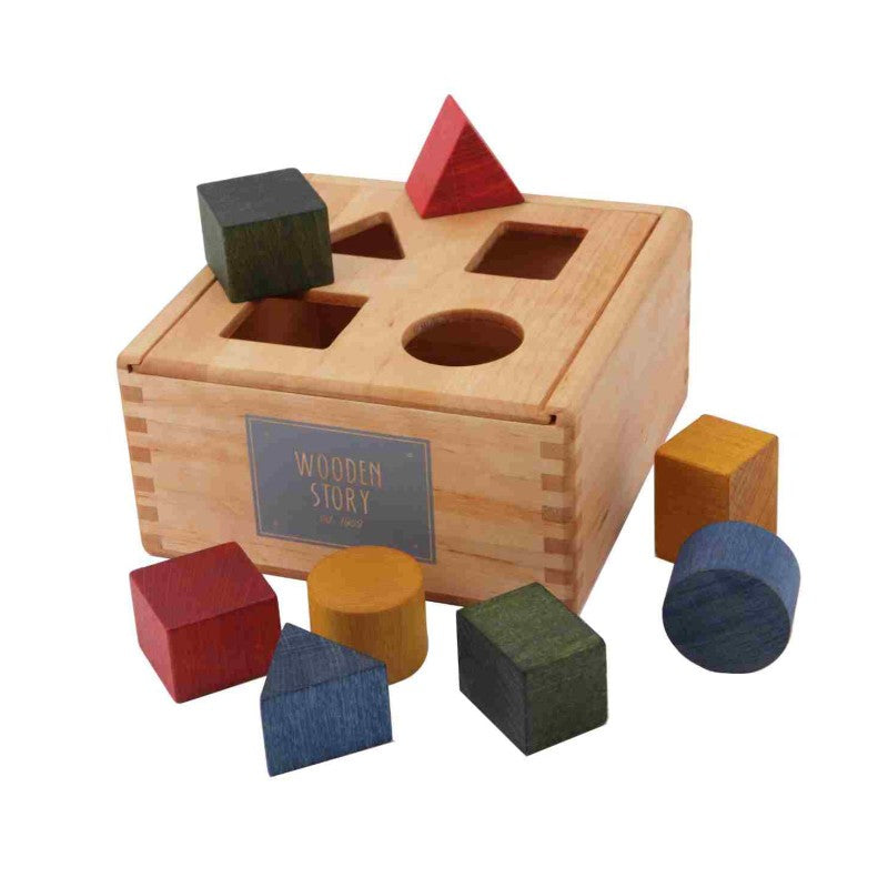 Wooden Shape Sorting Box - Colorful - VentureKids