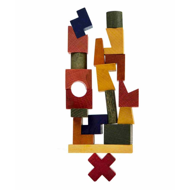 Wooden Tower Puzzle - Colorful - VentureKids