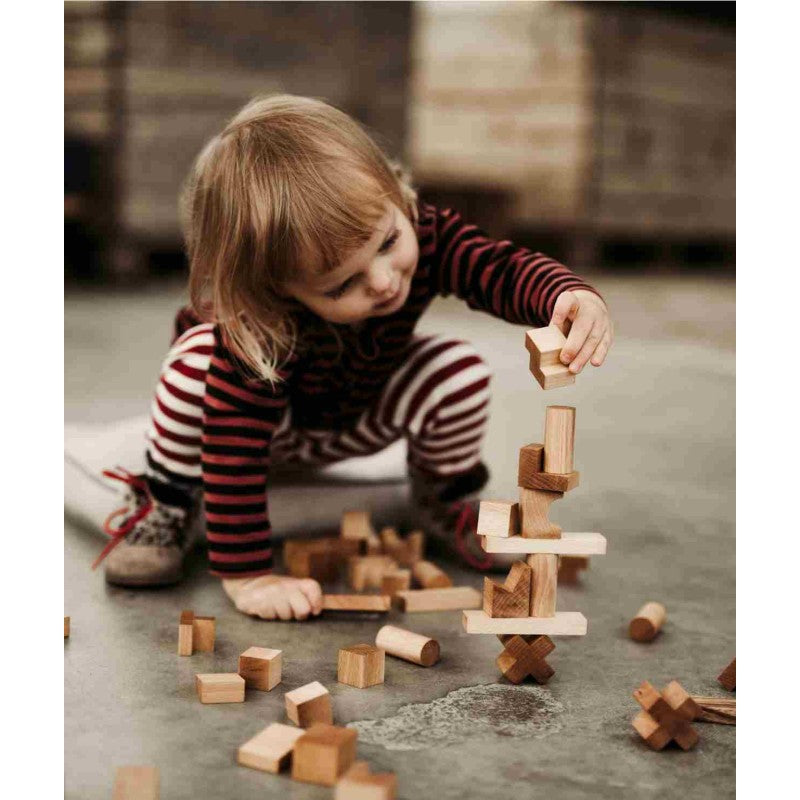Wooden Tower Puzzle - Natural - VentureKids