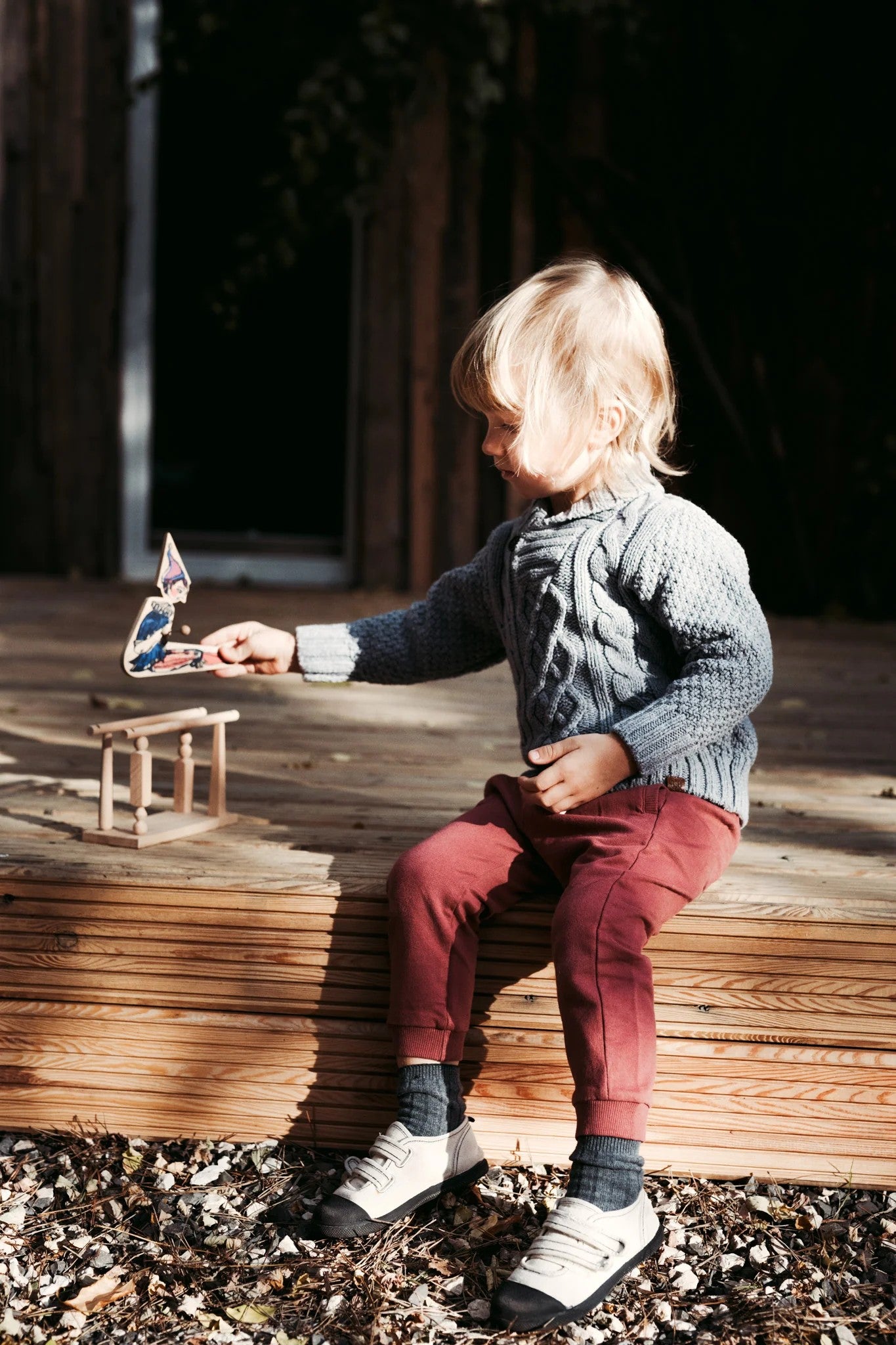 Wooden Toy Acrobat Boy - VentureKids